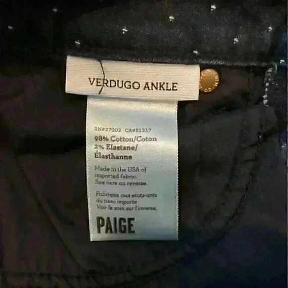 ⭐️ Paige polkadot denim verdugo ankle jeans - Picture 6 of 6